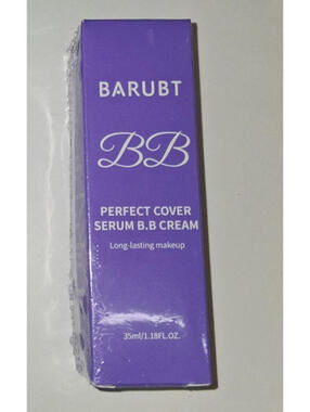 Barubt Perfect Cover Serum BB Cream – Long-Lasting Flawless Makeup NIB